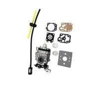 Kit carburateur for débroussailleuse 52cc 49cc 43cc avec Joint, durite, Bougie d'allumage et Filtre à Essence for Moteurs 40-5 44-5 (CG430 CG520)(White)