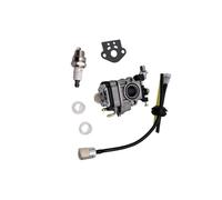 Kit carburateur for débroussailleuse 52cc 49cc 43cc avec Joint, durite, Bougie d'allumage et Filtre à Essence for Moteurs 40-5 44-5 (CG430 CG520)(Red)