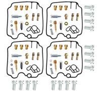 Kit Carburateur Kit De Réparation Carburateur Moto pour Yamaha FZR250 FZR250R 3LN3-3LN7 1990-1999 FZR 250 250R Diaphragme À Flotteur Carburetor réparation Rebuild(Ensemble 2)
