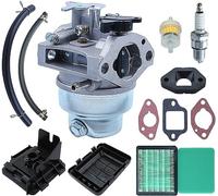 Kit Carburateur pour Honda GCV160 GCV135 GC160 GC135 GCV160-OHC Tondeuse Série,ADEFOL Carburateur avec Bougie d'allumage,Filtre à Air,Joint,Carter Accessoire GCV 160 Tondeuse Pièces de Rechange