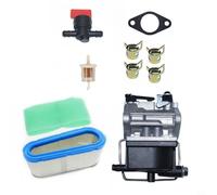 Kit carburateur pour tracteur pour Tecumseh OHV110 OHV115 OHV120 OHV125 OHV130 OHV135, carburateur, filtre à air, soupape d'arrêt, joint, 4 pinces, filtre à carburant.