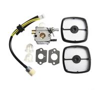 Kit Carburateur pour Tronçonneuse -2100-3100 avec Kit Carburateur | Inclut carburateur, 2 joints, 2 bulbes, assemblage passe-câble, 2 filtres à air, solution complète