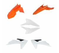 Kit Carénage 6 Pièces ACERBIS Orange/Blanc Pour KTM 50 SX 2024-2026