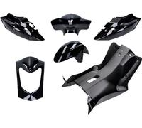 Kit carénage 6 pièces noir pour Kymco Agility 50, 125ccm 2T, 4T 08-17
