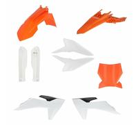 Kit Carénage 9 Pièces ACERBIS Orange/Blanc Pour KTM 50 SX 2024-2026
