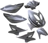 Kit carénage 9 pièces Edge pour Yamaha Aerox jusqu'au modèle 2014 - anthracite