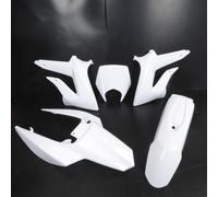 Kit Carénage Blanc Brillant Moto Derbi 50 Senda Drd Après 2011 Neuf 5 Pièces