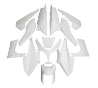 Kit Carénage Blanc Brillant Scooter Yamaha 500 Tmax 2008 À 2011 Neuf 13 Pièces