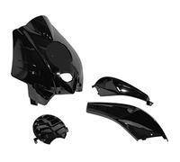Kit carénage carrosserie 5 pièces noir brillant scooter Peugeot 50 Ludix Neuf