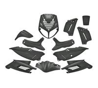 Kit carénage carrosserie TNT noir brillant pour scooter Peugeot 50 Speedfight 2