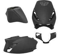 Kit carénage noir mat pour scooter Piaggio 50 ZIP 2000 à 2020 4 pieces