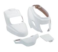 Kit carénage P2R CARROSSERIE-CARENAGE SCOOT ADAPTABLE MBK 50 BOOSTER 2004+-YAMAHA 50 BWS 2004+ BLANC BRILLANT (KIT 4 PIECES) -P2R-