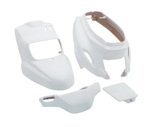Kit carénage P2R CARROSSERIE-CARENAGE SCOOT ADAPTABLE MBK 50 BOOSTER 2004+-YAMAHA 50 BWS 2004+ BLANC BRILLANT (KIT 4 PIECES) -P2R-