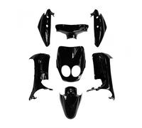 Kit carénage P2R compatible avec scooter MBK 50 Ovetto One noir brillant / 7 pièces
