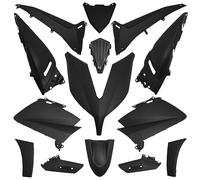 Kit carénage P2R compatible avec Scooter Yamaha 530 T-Max 2015 à 2016 14 pieces noir mat