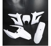 P2R - Kit carénage pour Derbi 50 Senda DRD 2011-2020, 5 pièces blanc brillant