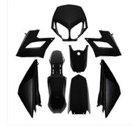 Kit carénage P2R Moto DERBI 50 Senda Drd Racing 2008-2017 8 pièces noir brillant Neuf