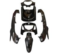 Kit carénage P2R pour Scooter Honda 125 SH 2001 à 2020 noir brillant 6 pièces