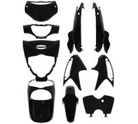 Kit carénage P2R pour scooter Honda 125 SH I 2006 10 pièces noir brillant