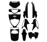 Kit Carénage P2r Pour Scooter Honda 125 Sh I 2012 À 2017 10 Pièces Noir Brillant Neuf