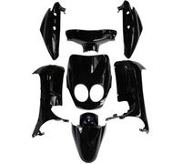 P2R Kit carénage scooter MBK 50 Ovetto 2008–2010 Noir brillant – 7 pièces