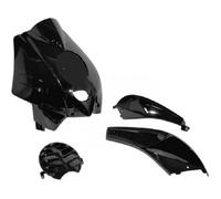 P2R Kit carénage pour scooter Peugeot 50 Ludix Avant 2020 – 5 pièces noir brillant