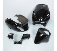 Kit Carénage P2r Pour Scooter Piaggio 50 Zip 2000 À 2020 4 Pièces Noir Brillant Neuf