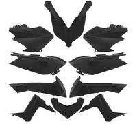 P2R Kit carénage pour scooter Yamaha X-Max 125 (2014-2017) 10 pièces noir mat Neuf