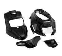 CARROSSERIE SCOOT REPLAY DESIGN POUR MBK 50 BOOSTER 2004>-YAMAHA 50 BWS 2004> NOIR BRILLANT (KIT 7 PIECES)