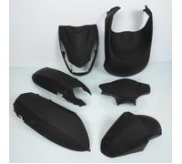 Kit carénage TNT 6 pièce noir mat pour scooter Peugeot 50 Kisbee 2T et 4T