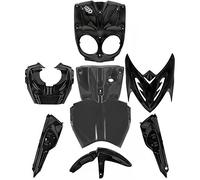 Kit carénage TNT noir brillant scooter MBK 50 Stunt après 2004 Neuf 7 pièces