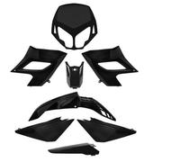 Kit Carénage Tnt Pour Moto Derbi 50 Senda Drd Limited Edition 2004-2010 8 Pièces Noir Neuf
