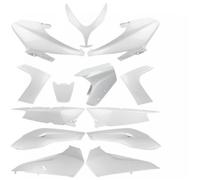 Kit carénage TNT pour scooter Yamaha 500 Tmax 2008-2012 13p blanc perlé et noir mat