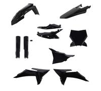 Kit De Carénage 10 Pièces ACERBIS Noir Pour KTM 350 SX F 4T 2025-2025