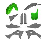 Kit Carénages 10 Pièces ACERBIS Vert/Gris Pour Kawasaki 250 KX 2025-2026