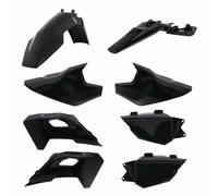 Kit Carénages 8 Pièces ACERBIS Noir Pour Husqvarna TC 2024-2026