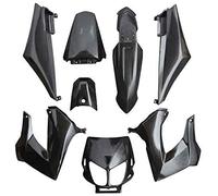 Kit carenages Derbi Senda Xtreme / Xrace (Noir) - 8 Pièces