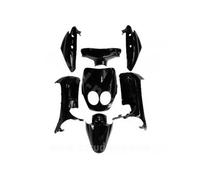 KIT CARROSSERIE ADAPT. MBK 50 OVETTO 2008-2010 / YAMAHA 50 NEOS 2008-2010 NOIR BRILLANT (7 PIECES)