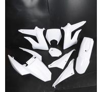 Kit Carrosserie Blanc Brillant Moto Derbi 50 Senda Drd Après 2011 Neuf 8 Pièces