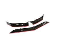 Kit Carrosserie pour Chevrolet pour Malibu 2018 2019 2020 2021 2022 Séparateur Pare-Chocs Avant Diffuseur Jupe De Spoiler MZEER(Gloss Black Red Line)