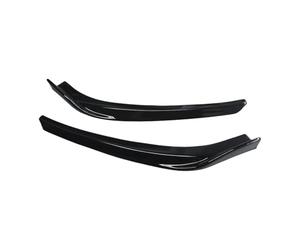 Kit Carrosserie pour Pare-Chocs Avant Spoiler Fibre Carbone Brillante Protection Anti-Rayures pour Peugeot 408 2014 2015 2016 2017 2018 2019 2020(Gloss Black)