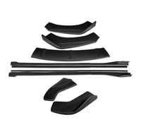 Kit Carrosserie Pour Scirocco R 2009-2016 Séparateurs De Pare-chocs Avant Becquet Extensions De Jupes Latérales Angle D'enroulement Arrière Décoration Extérieure(Matte Black)