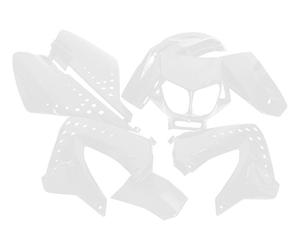 KIT CARROSSERIE TUNR pour DERBI 8 pièces blanc
