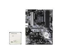 Kit Carte mère B550 PHA-ntom Gaming 4 avec processeur Ry-Zen 5 5600, 4xDDR4 4533MHz M.2 NVME HDMI PCIe 4.0 ATX AM4(Motherboard+CPU)