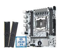 Kit Carte mère X99 avec processeur E5 2630 V4 2011-3 et 16 Go de DDR4 Compatible NVME m.2 PR9-H