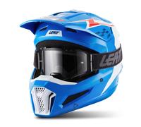 Kit Casque Cross Leatt 3.5 V.27 avec Masque Vizion 2.5s BleuS Bleu