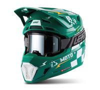 Kit Casque Cross Leatt 7.5 V.27 avec Masque Velocity 4.5 Vert JadeS Vert Jade