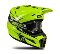 Leatt Casque de motocross 3.5 V26 Taille L Jaune néon/Noir