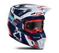 Kit Casque Cross Leatt Moto 8.5 V25 Avec Masques RoyalL Royal