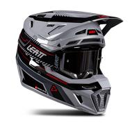 Kit Casque Cross Leatt Moto 8.5 V26 Avec Masques GrisM Gris